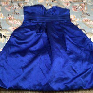 Forever Yours Strapless Blue Dress Size 10